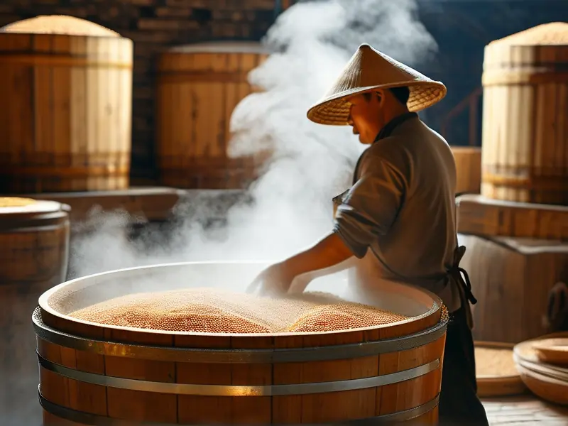 酱香型白酒传统酿造工艺展示