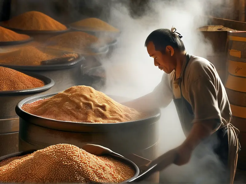 酱香型白酒传统酿造工艺现场实拍