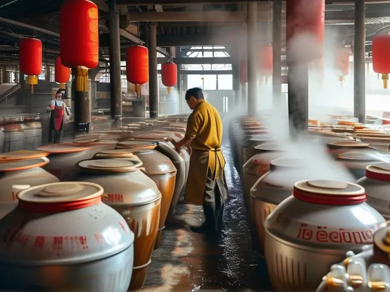 兼香型白酒传统酿造工艺展示