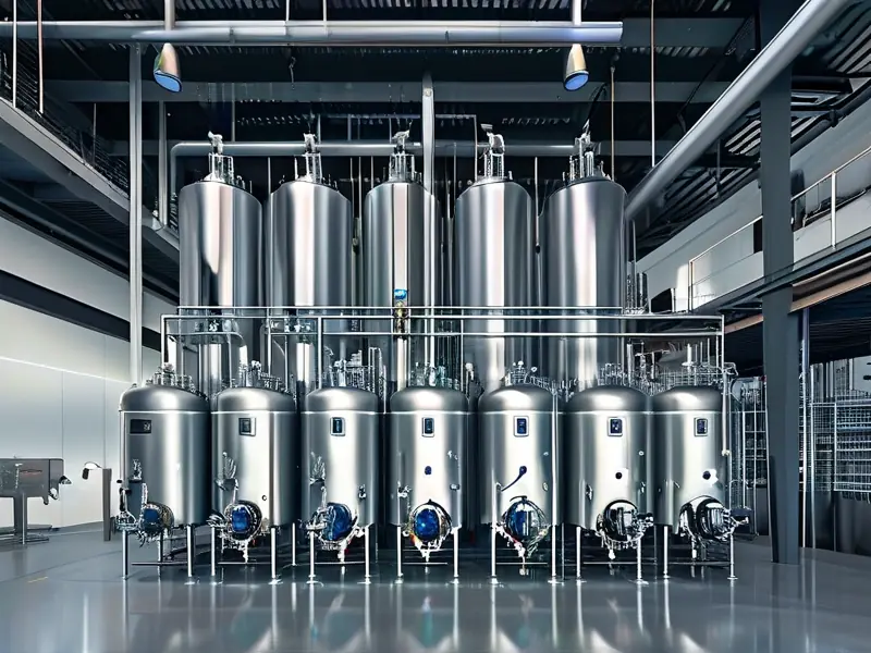 酒的酿造工业生产流程示意图