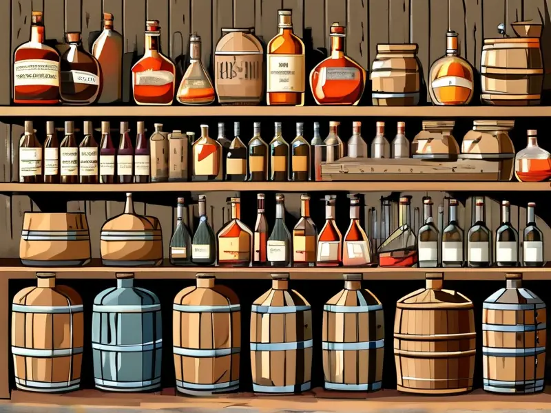 酒的生产流程示意图