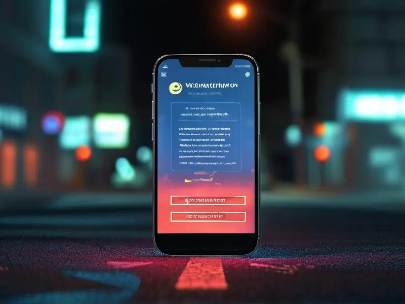 手机展示伪造酒驾罚单app界面与法律警示