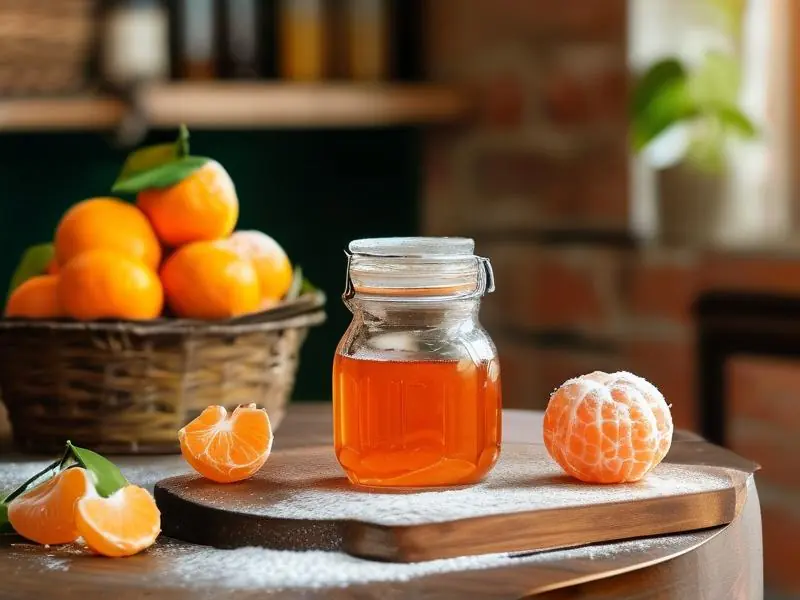 家庭自制橘子酒的制作过程