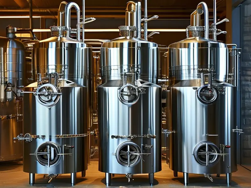 不锈钢烤酒设备展示