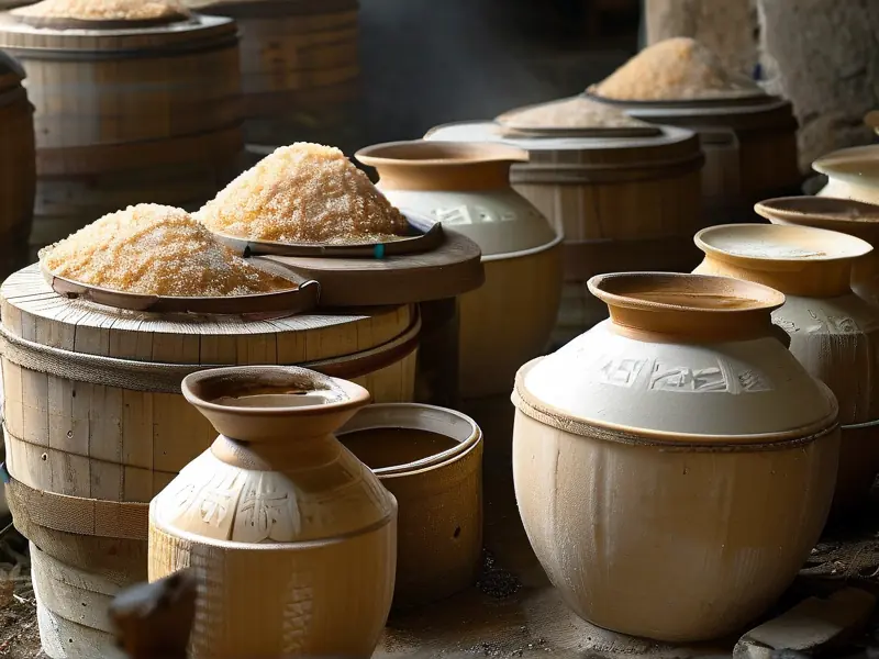 客家娘酒制作过程展示