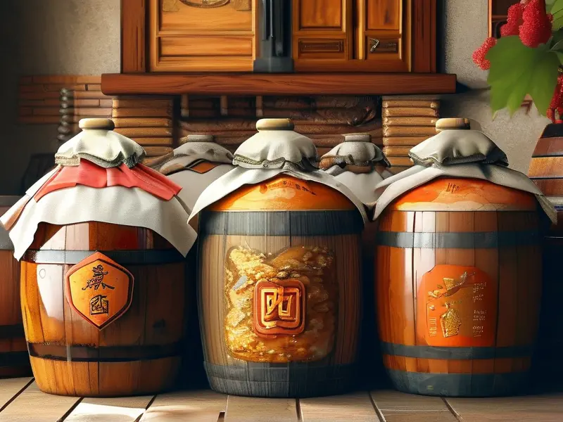 老酒酿与新酒酿对比图