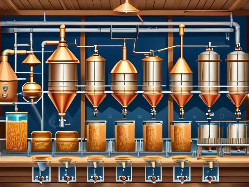 粮食酿酒过程中的物理与化学变化示意图