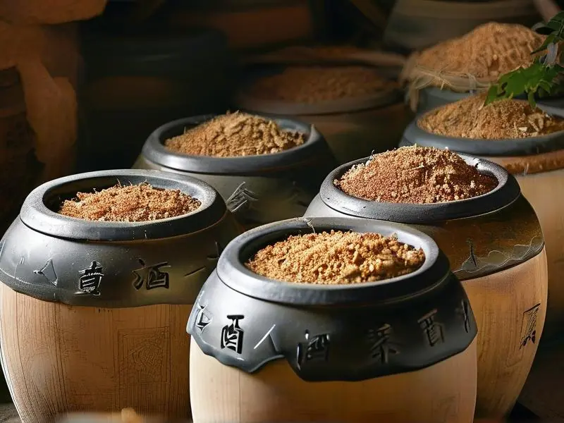 六味地黄酒传统制作过程实拍图