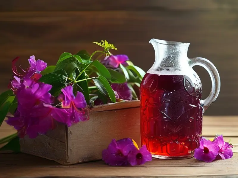 洛神花酒制作过程及成品展示