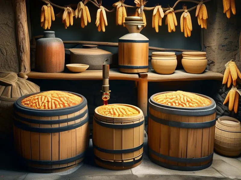 包谷酒传统酿造工艺图解