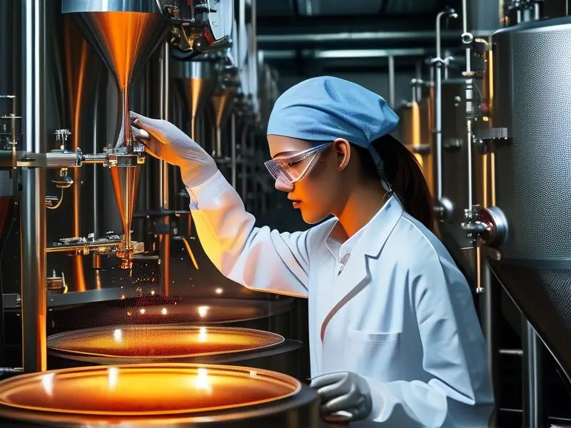 酿酒工程专业学生实验操作