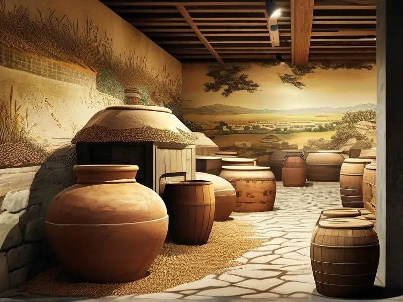 古代酿酒技术的历史场景