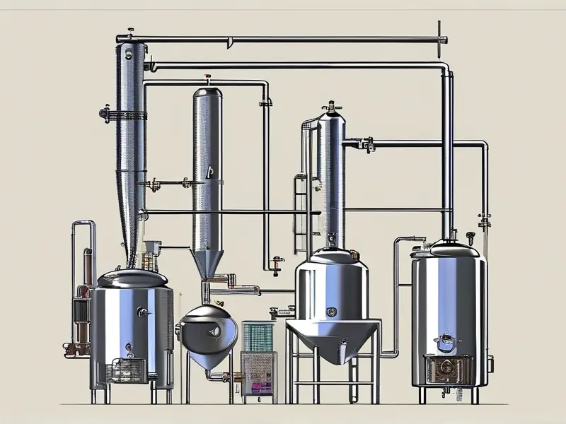 酿酒设备构造示意图