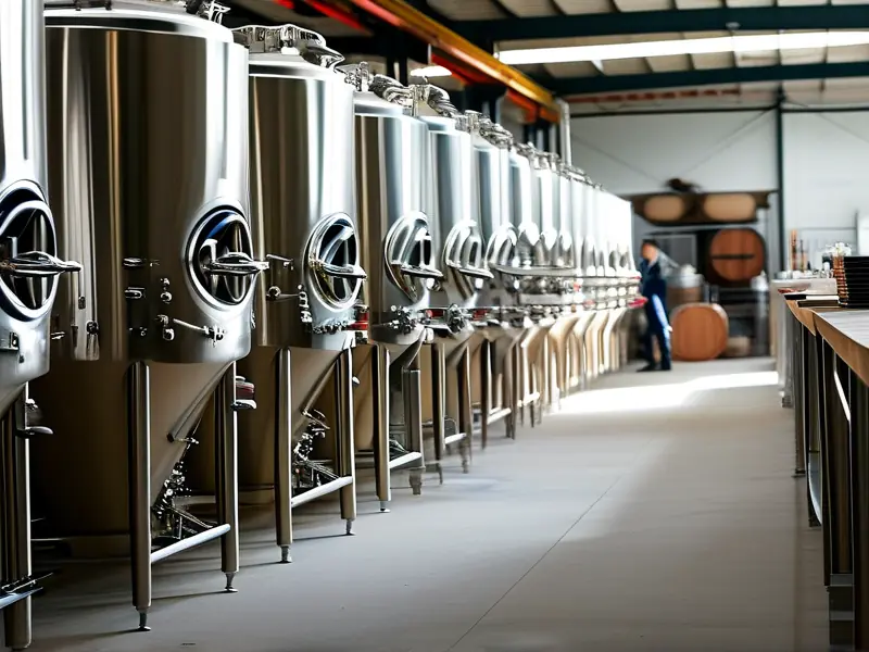 酿酒设备批发市场展示