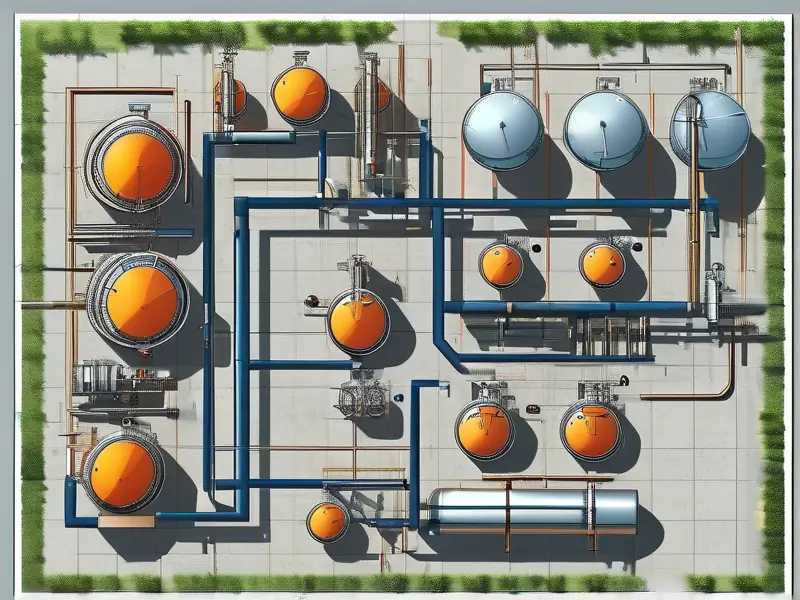 酿酒设备平面设计图示例