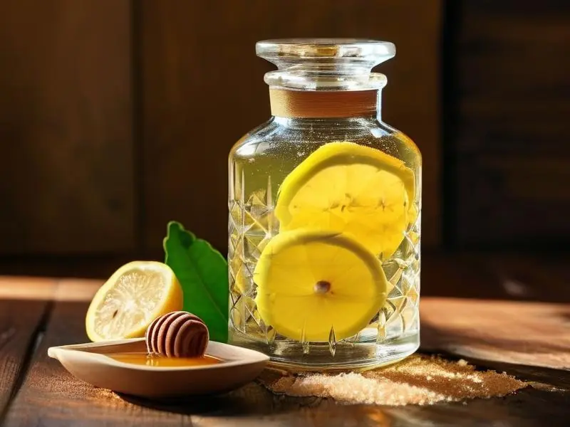 柠檬酒制作材料展示