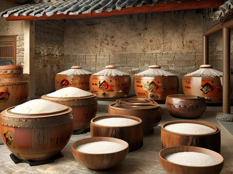 糯米烧白酒传统制作工艺展示