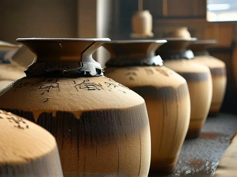 糯米白酒传统酿造工艺展示