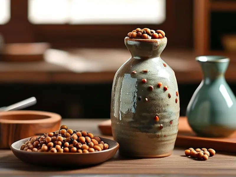 传统方法酿造女贞子酒过程实拍