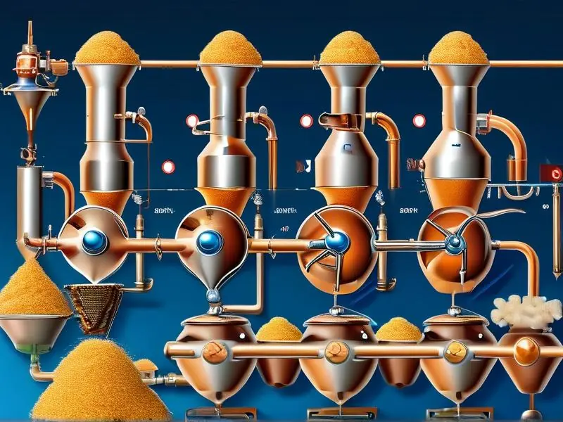 啤酒酿造工艺流程图