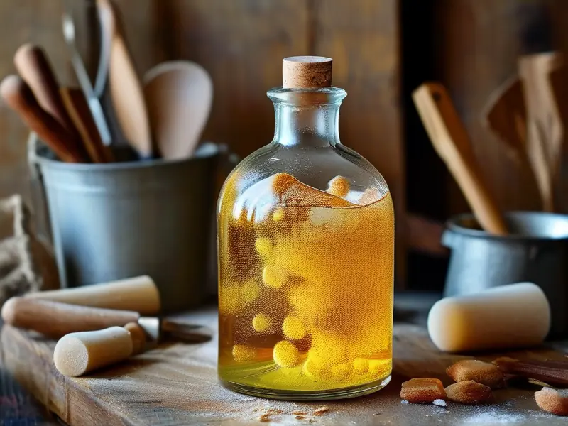 葡萄糖酿酒发酵过程展示