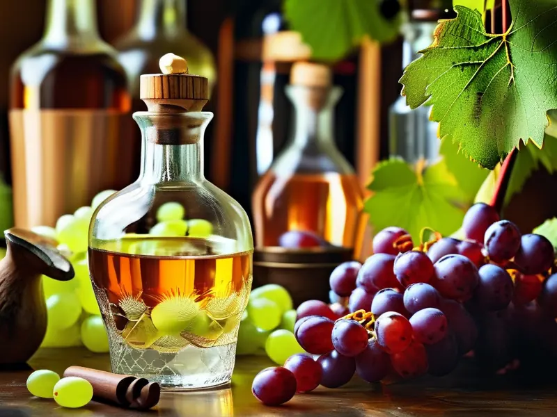 葡萄酿制的白酒展示图