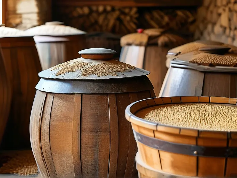 青稞酒传统酿制过程展示