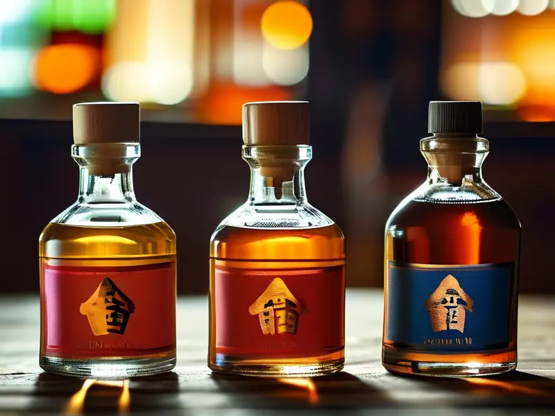 酿造酒和勾兑酒的对比图