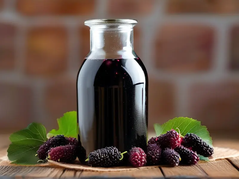 桑葚酒酿制过程展示