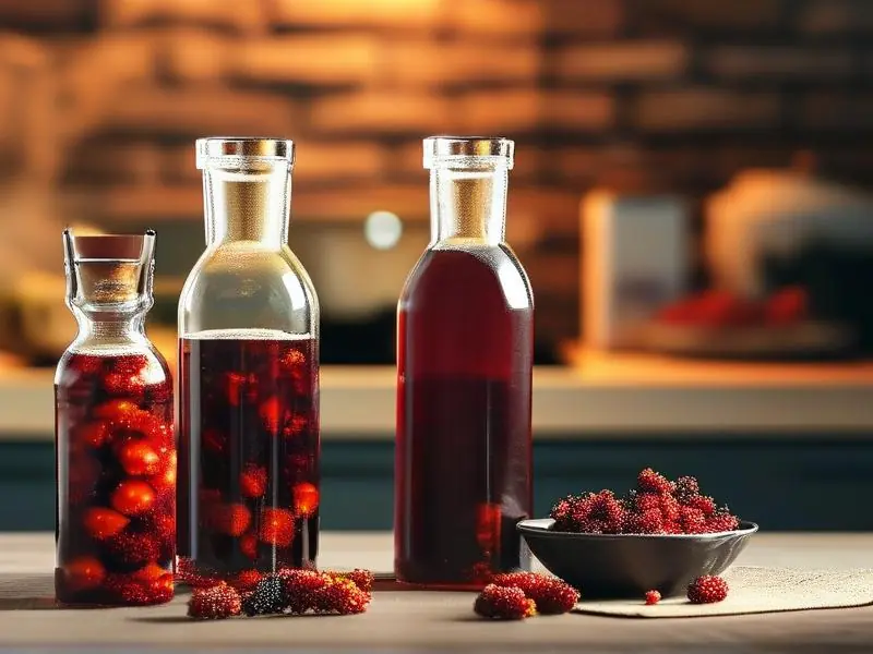 家庭自酿桑葚酒制作过程实拍图