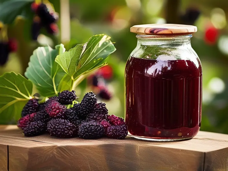 家庭自制桑葚泡酒材料与步骤展示