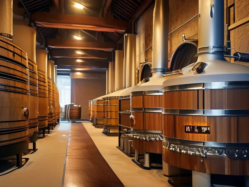 传统烧酒制作工艺流程示意图