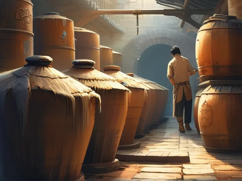 中国传统酿酒工艺展示