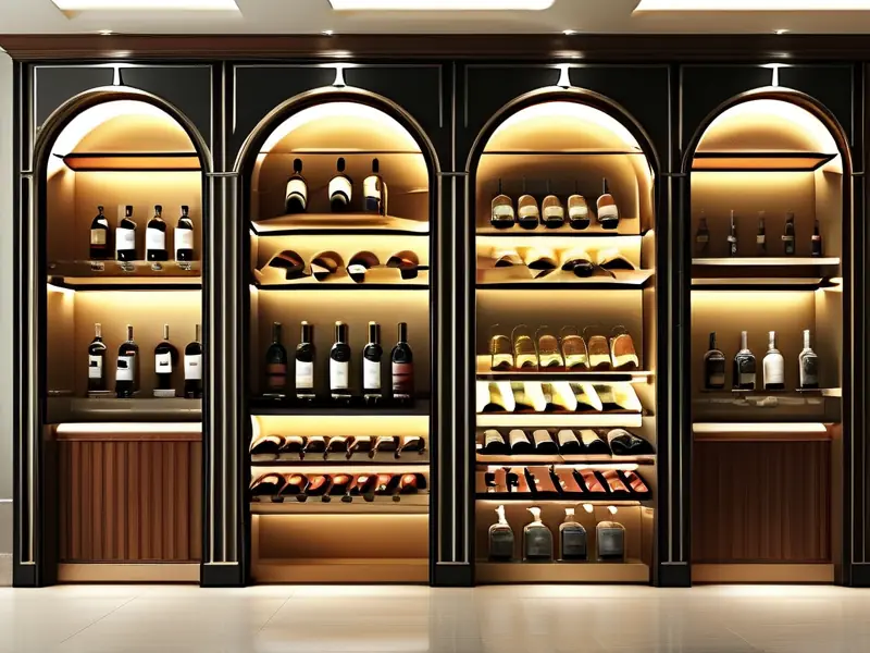 盛世佳酿不同系列酒品展示
