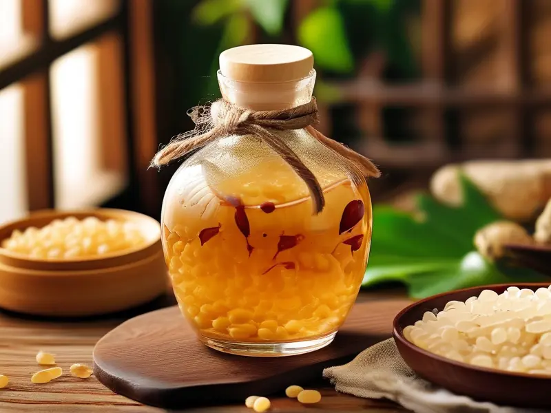 家庭自制甜酒成品展示