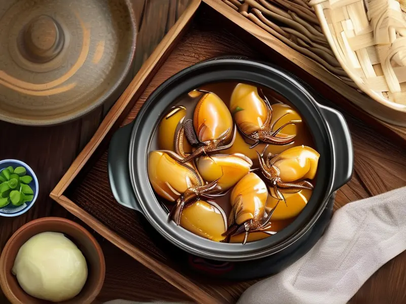 温州酒炖蝤蠓成品展示图