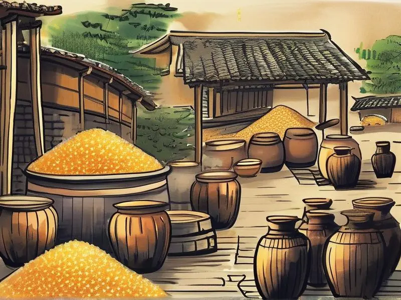 中国古代传统酿酒工艺实景还原图