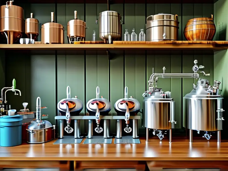 小型作坊酿酒设备展示图