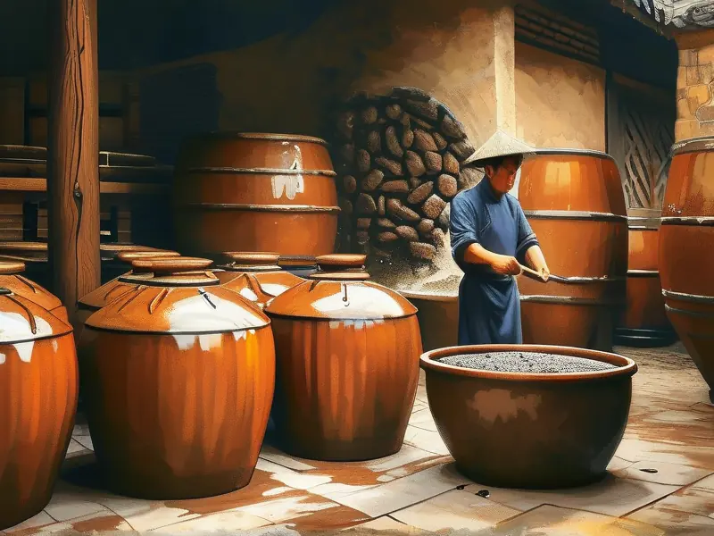 传统小曲白酒酿造工艺实景展示