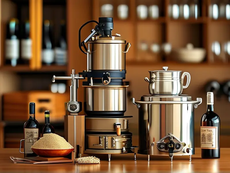 家庭小型酿酒设备与技术配方展示