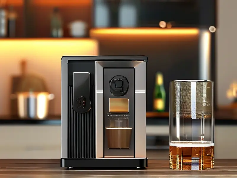 家庭使用小型酿酒设备实际操作图