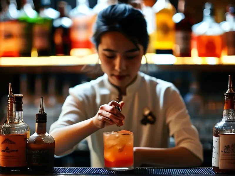 沈阳调酒师培训现场教学