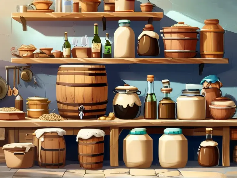 家庭自制羊羔酒酿造过程实拍图