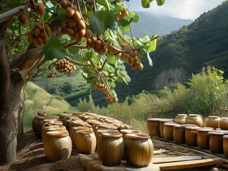 野生猕猴桃酿酒过程展示