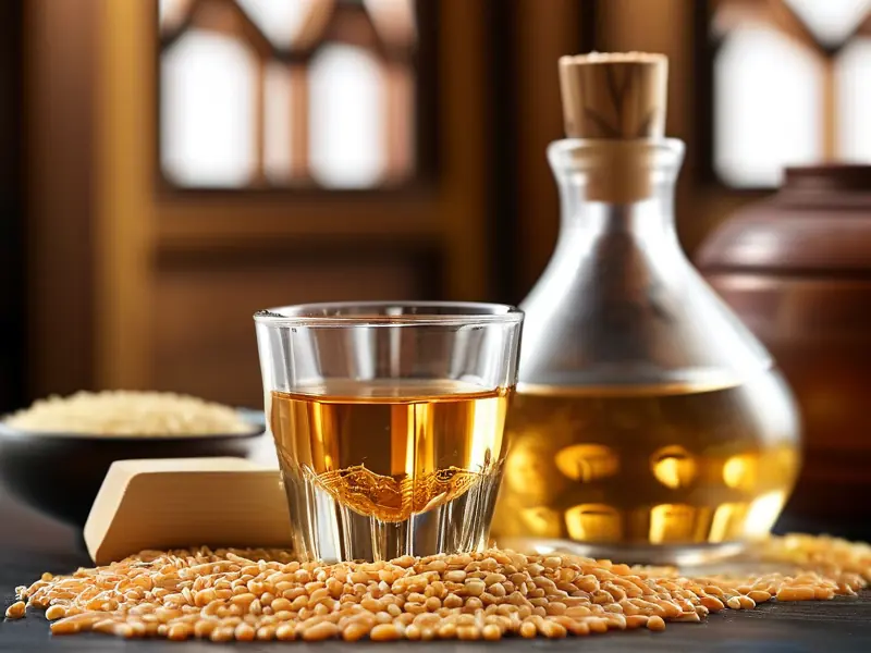 一斤粮食与白酒的酿造比例示意图