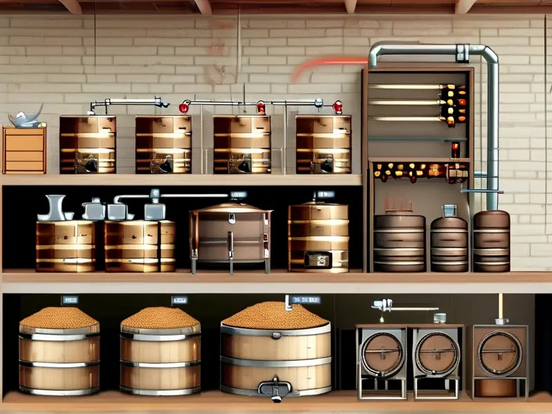 家庭酿酒过程展示