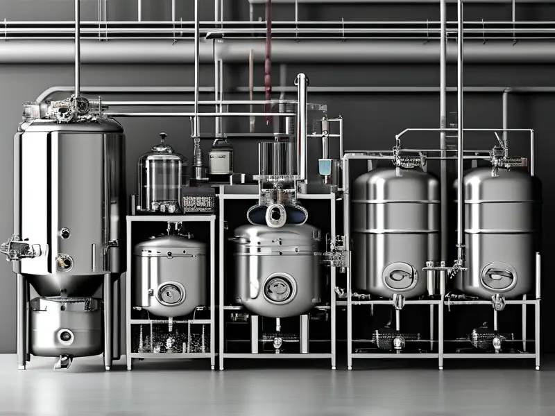 一套酿酒设备展示图