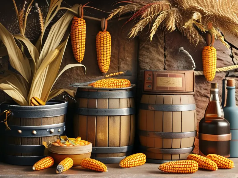 家庭酿制玉米酒的关键步骤展示