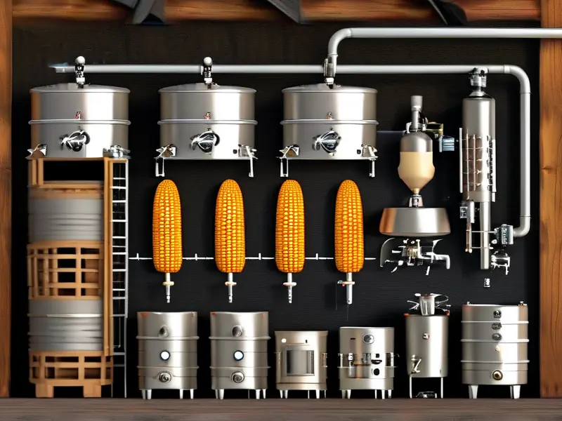 玉米烤酒酿造过程图解