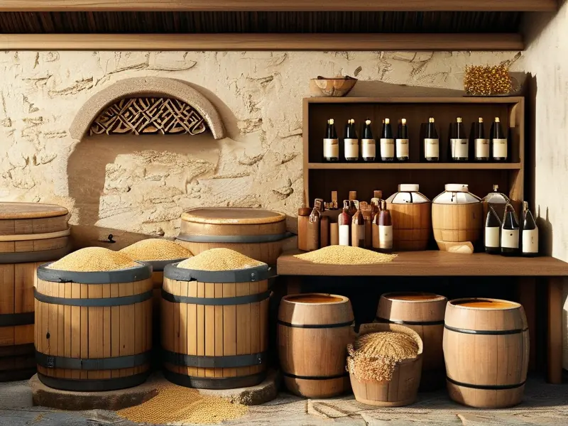 家庭自酿白酒设备与原料展示